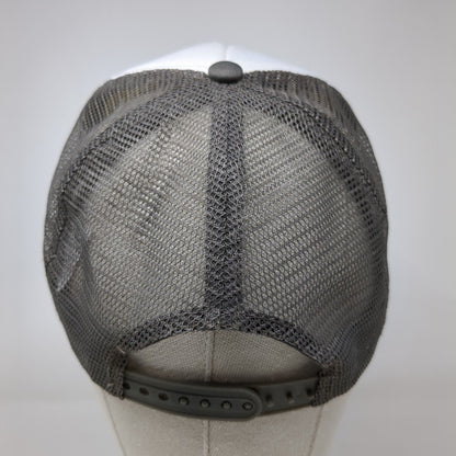 In And Out Automotive Snapback Rope Trucker Hat Gray OSFA Mesh Back