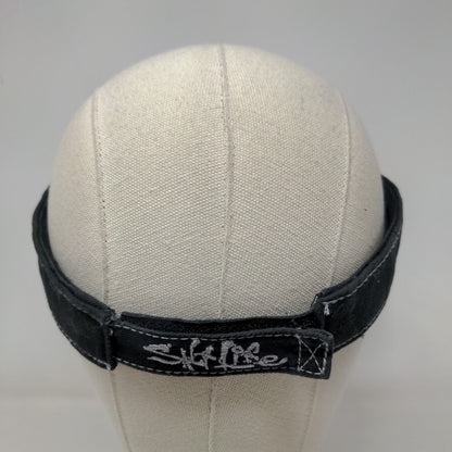 Salt Life Men's Strapback Hat Black Size OSFM Embroidered Logo Cotton