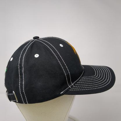 Platt Lightning Slideback Hat Black One Size Adjustable Embroidered