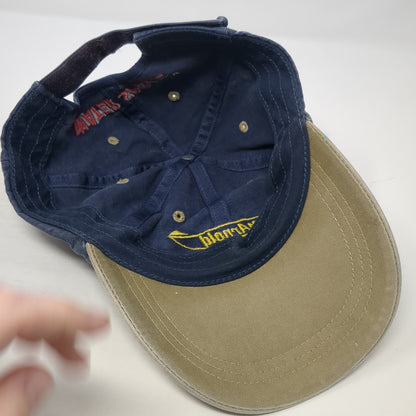 SM Arnold Water Sprite Strapback Hat Blue One Size Adjustable Outdoor