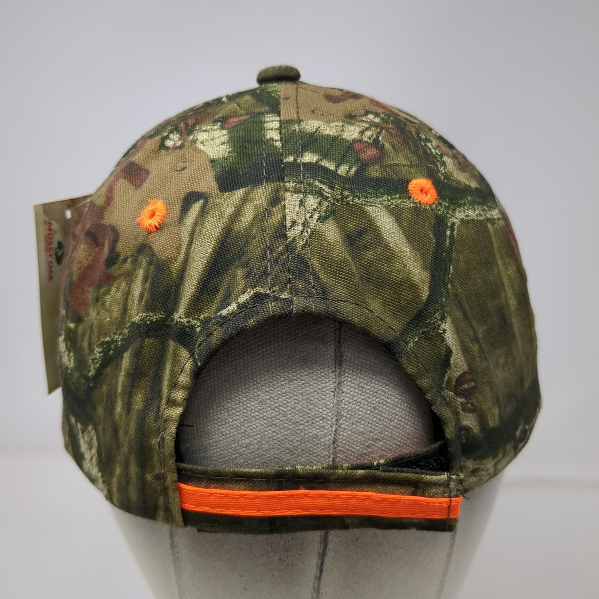 Con-way Freight Baseball Cap Green Orange One Size Mossy Oak Camo Strapback Hat