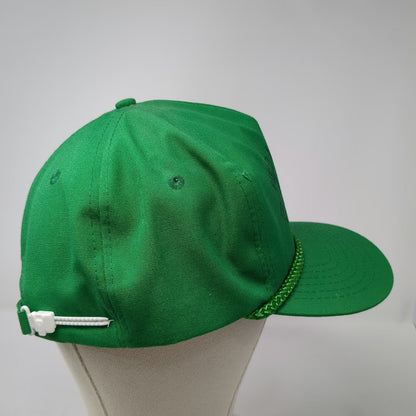 SanSun 5 Panel Green OS Hat Rope Ellensburg WA Field Stream Club Fishing Vintage
