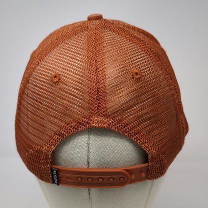 Flylow Trucker Hat Brown One Size Snapback Mesh Mountain Sun Logo Home Grown