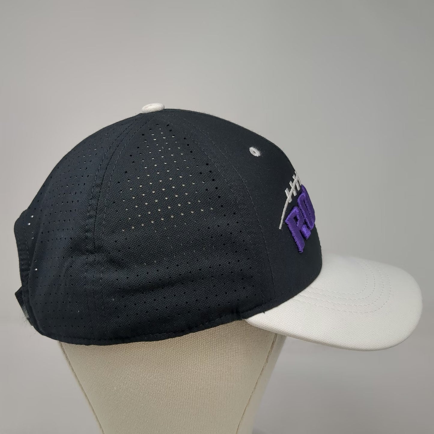 Nike Baseball Cap Black OSFM Rocky Grizzlies Football Purple White Dri-FIT Hat