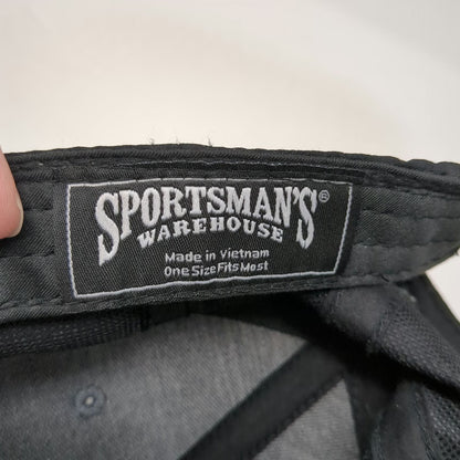Sportsman's Warehouse Baseball Cap Black One Size Strapback Mountain Logo Hat