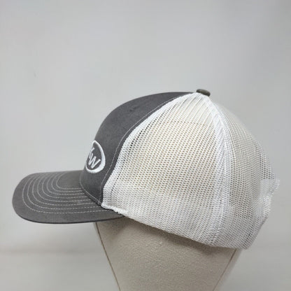 KW Snapback Mesh Back Trucker Hat Gray One Size Embroidered Richardson