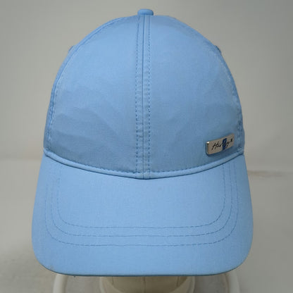 Hurley Baseball Cap Blue One Size Slideback Metal Logo Nylon Outdoor Curved Hat