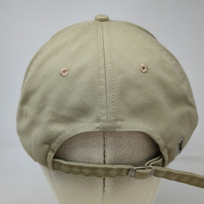 HeadShot Fine Homebuilding Baseball Cap Beige Blue One Size Slideback Cotton Hat