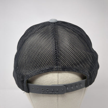 Gravity Oilfield Services Snapback Trucker Hat Gray M/L Mesh Back Richardson