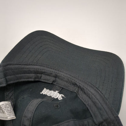 Nope Slideback Hat Black One Size Adjustable Embroidered Solid 6 Panel