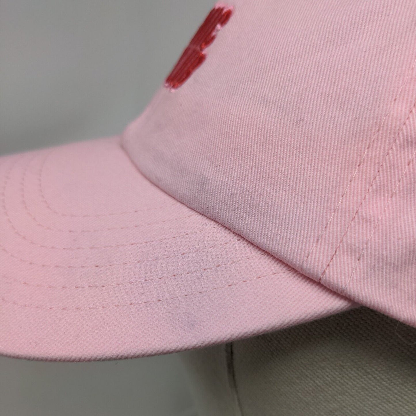 Cosmic Fit Club Slideback Hat Pink One Size Adjustable Embroidered 6 Panel
