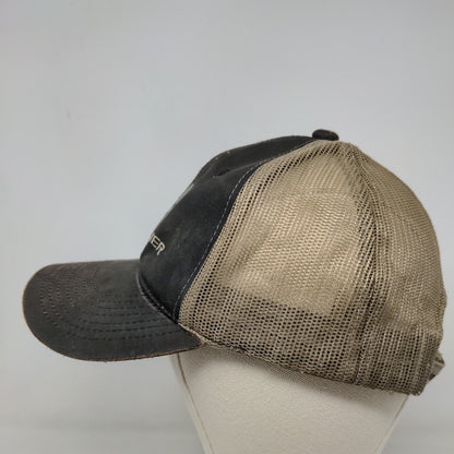 Squincher Hydration Men's Strapback Mesh Back Hat Brown OSFM Distressed