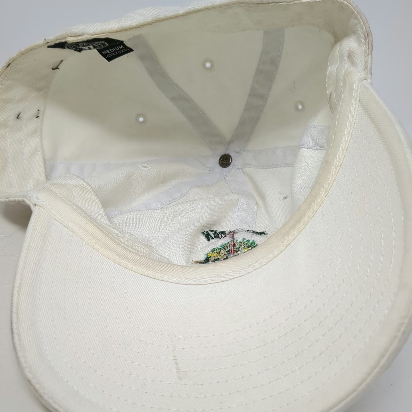 '47 Brand Baseball Cap White M Hat 2013 U.S. Open Merion Golf Club American Flag
