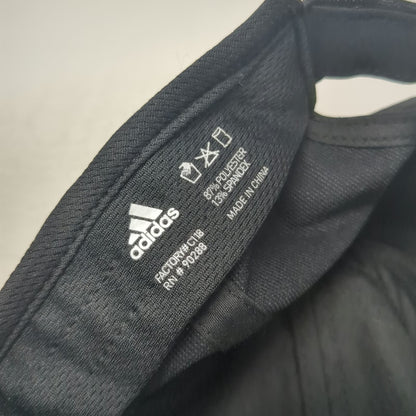 Adidas Baseball Cap Black One Size Climalite Mesh Strapback Sport Running Hat