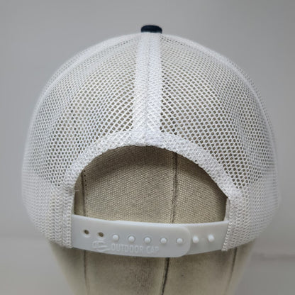 Outdoor Cap Trucker Hat Blue One Size Coeur D'Alene Hockey Academy Mesh Snapback