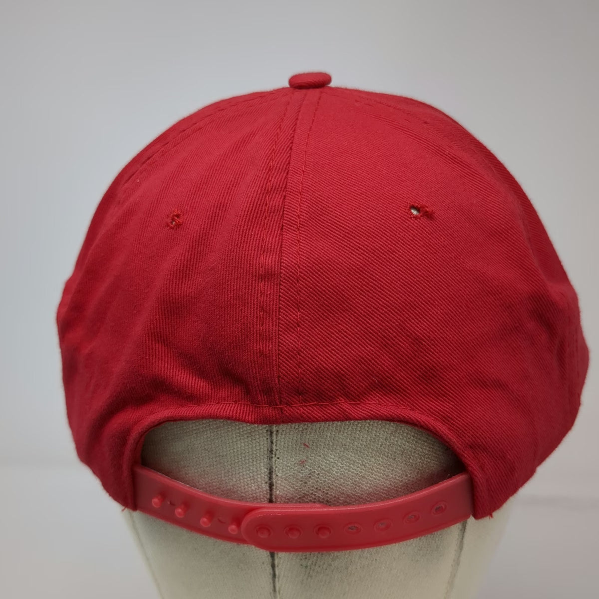 Ama Pro Trucker Red OS Rope Brim Snapback Rollicking Reptile Ranch Cotton Hat