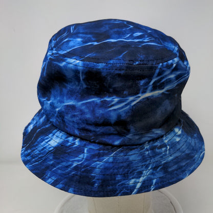 Mossy Oak Elements Agua Bucket Hat Blue OSFM Outdoor Cap All Over Print