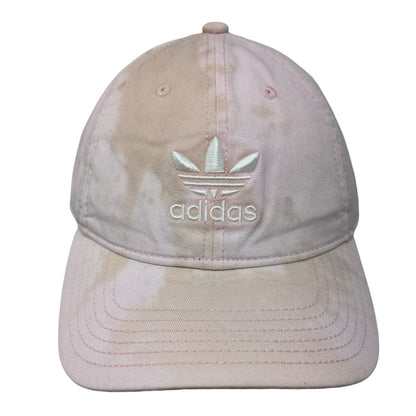 Adidas Slidebak Hat Pink OSFM Adjustable Embroidered Trefoil Vented Holes