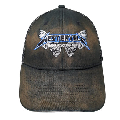 Westervelt Transport & Setup Snapback Trucker Hat Black One Size 6 Panel