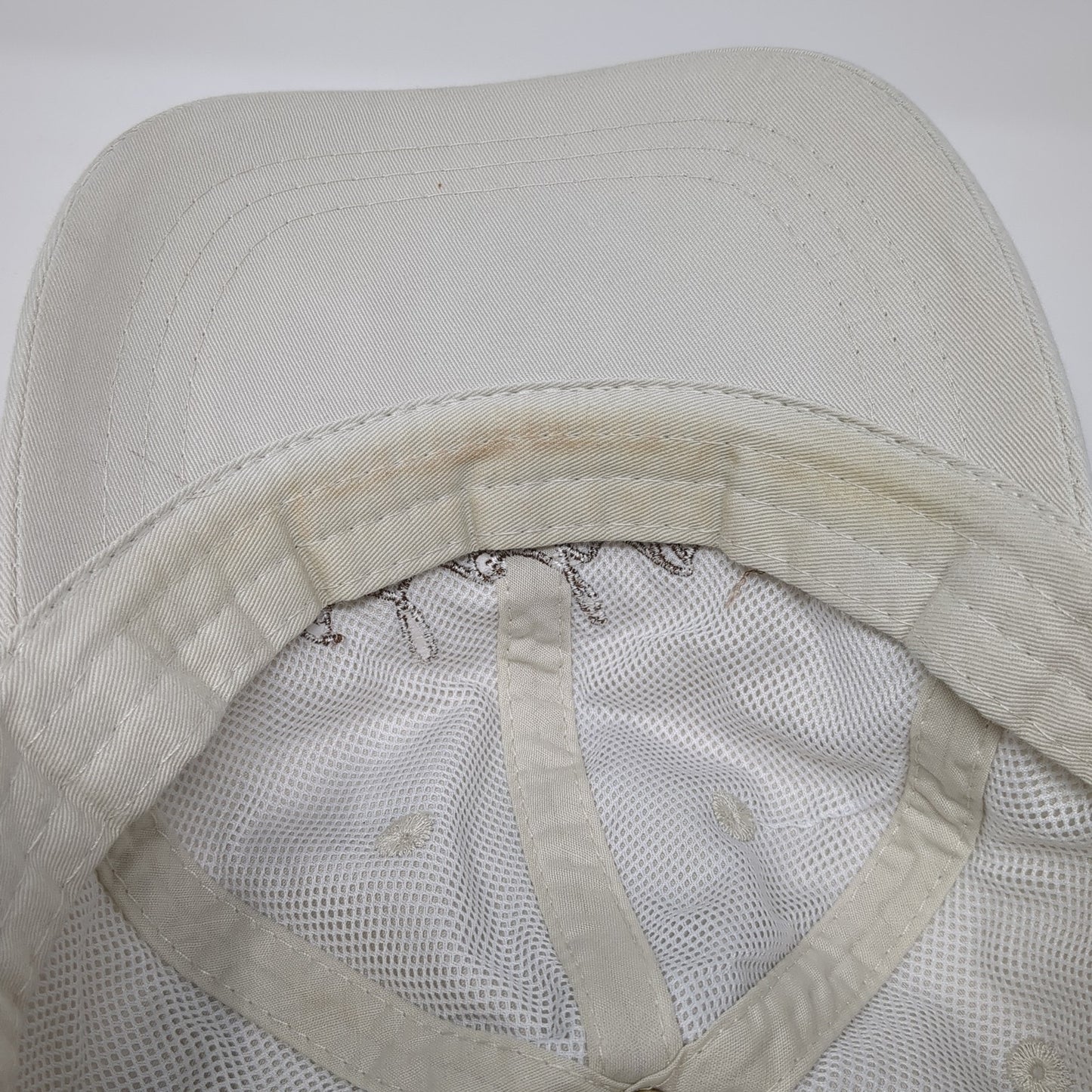 Aloha Slideback Baseball Cap Beige One Size Adjustable Embroidered Adams