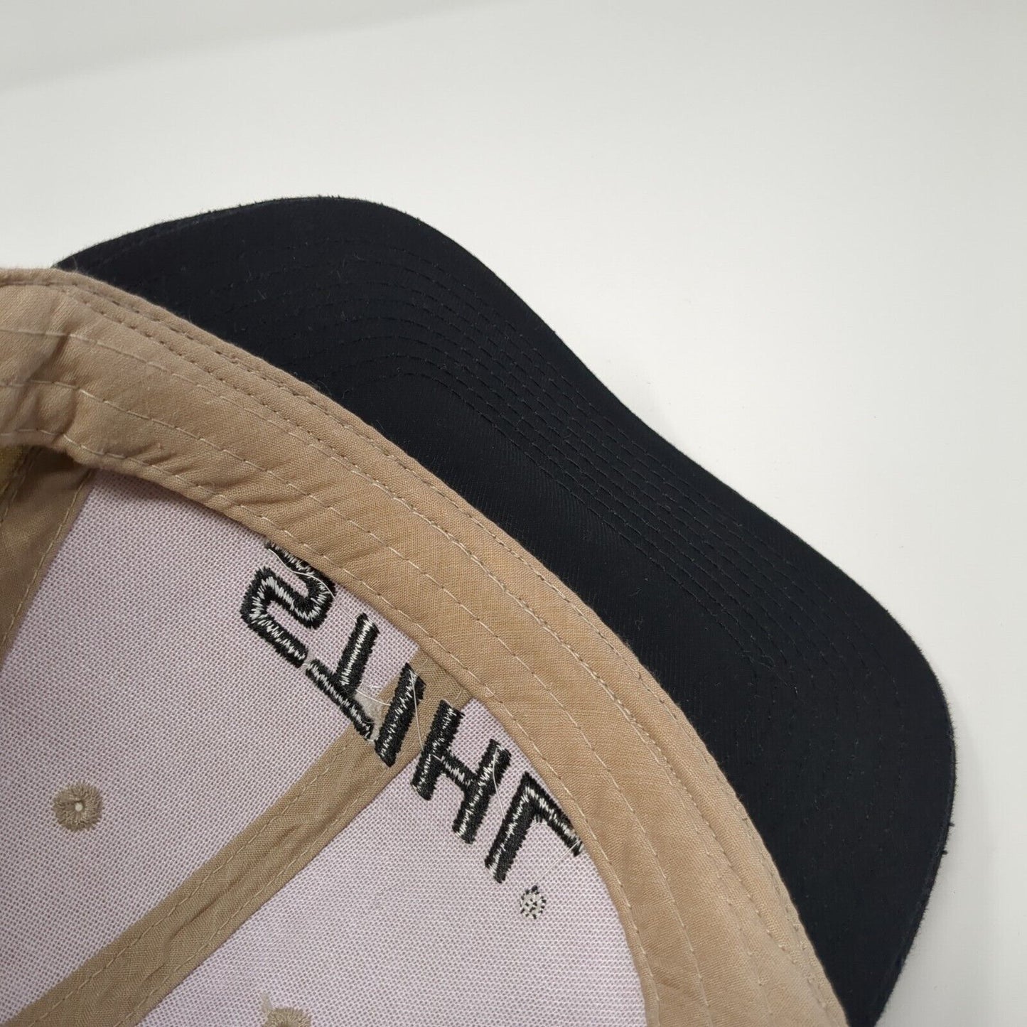 Stihl Strapback Hat Tan One Size Adjustable Colorblock Embroidered