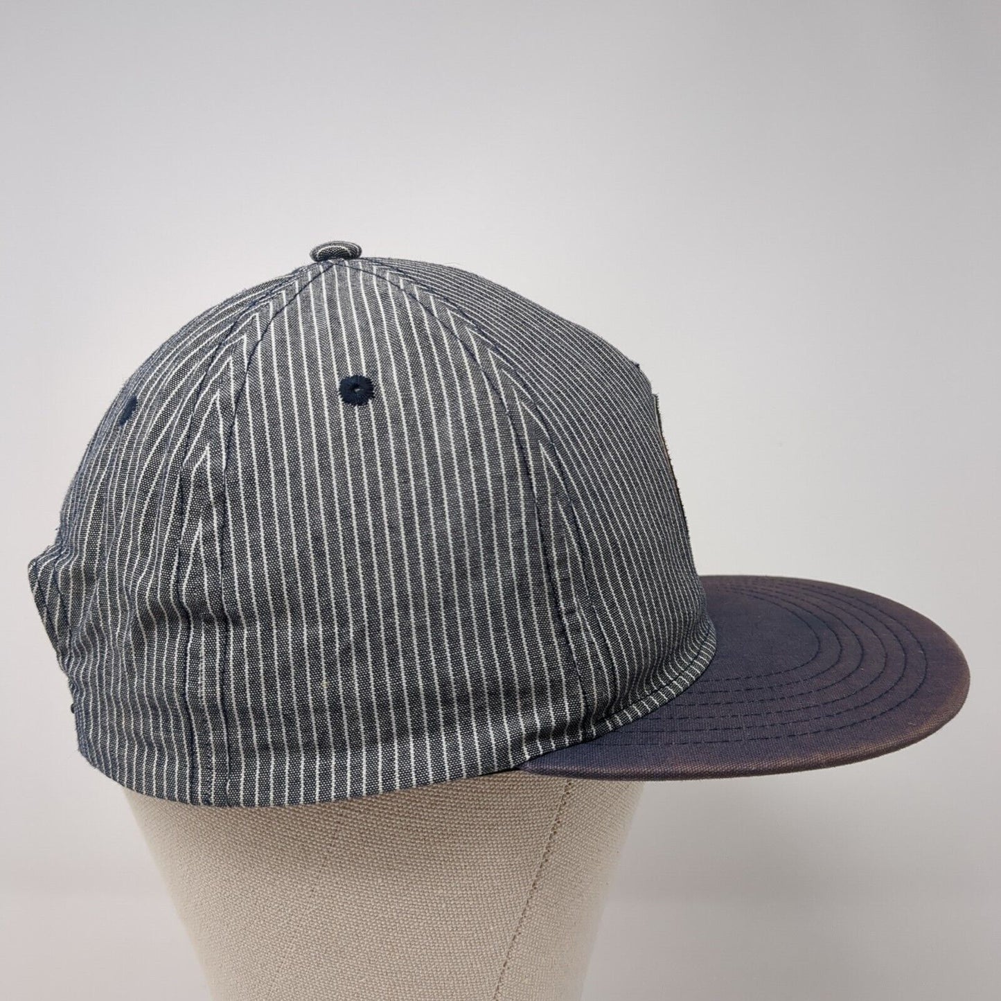 Unbranded Snapback Hat Multi OSFA Pinstripe Anchor Palm Tree Patch