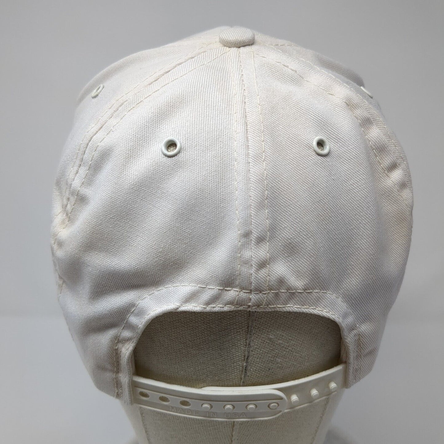 Idaho USA 25 1890-1990 Snapback Hat White One Size Adjustable Vented Holes