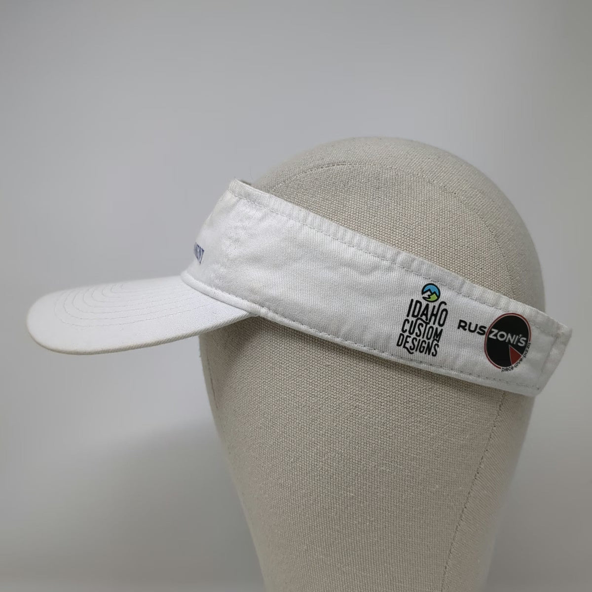 Port & Company Visor White One Size Opportunity Tournament Idaho RusZonis Hat
