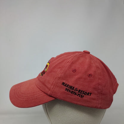 East Port Pirate Marina & Resort Slideback Hat Red One Size MV Sport