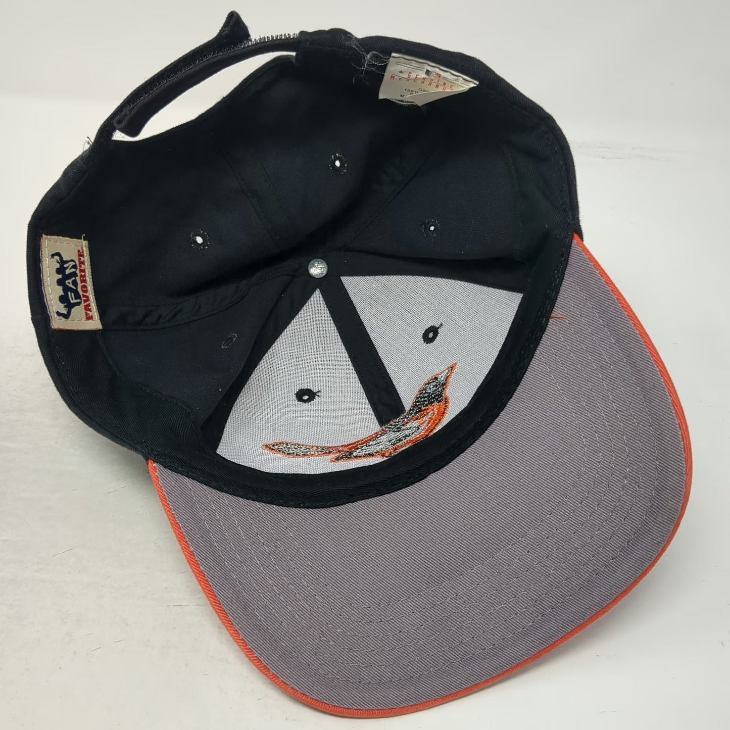 Baltimore Orioles MLB Fan Favorite Baseball Cap Black Orange One Size Strapback