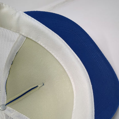 Makita Power Tools Trucker Hat Blue Mesh Back Snapback Foam Front Logo Vintage