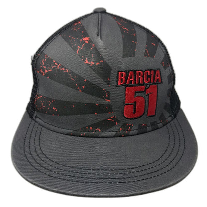 GasGas Justin Barcia 51 Supercross SX Gray Trucker Hat One Size Snapback Racing