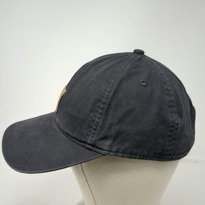 Carhartt Baseball Cap Black One Size Strapback Canvas Logo Patch Workwear Hat