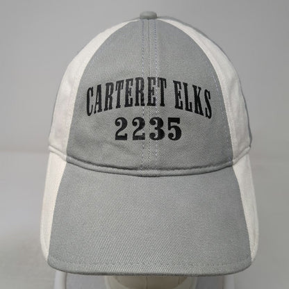 Hyp Carteret Elks 2235 Gray Baseball Cap One Size Strapback Two Tone Cotton Hat
