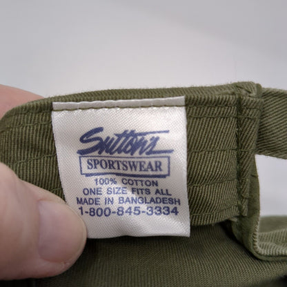 Arizona Slideback Hat Green One Size Adjustable Embroidered Sutton's Sportswear
