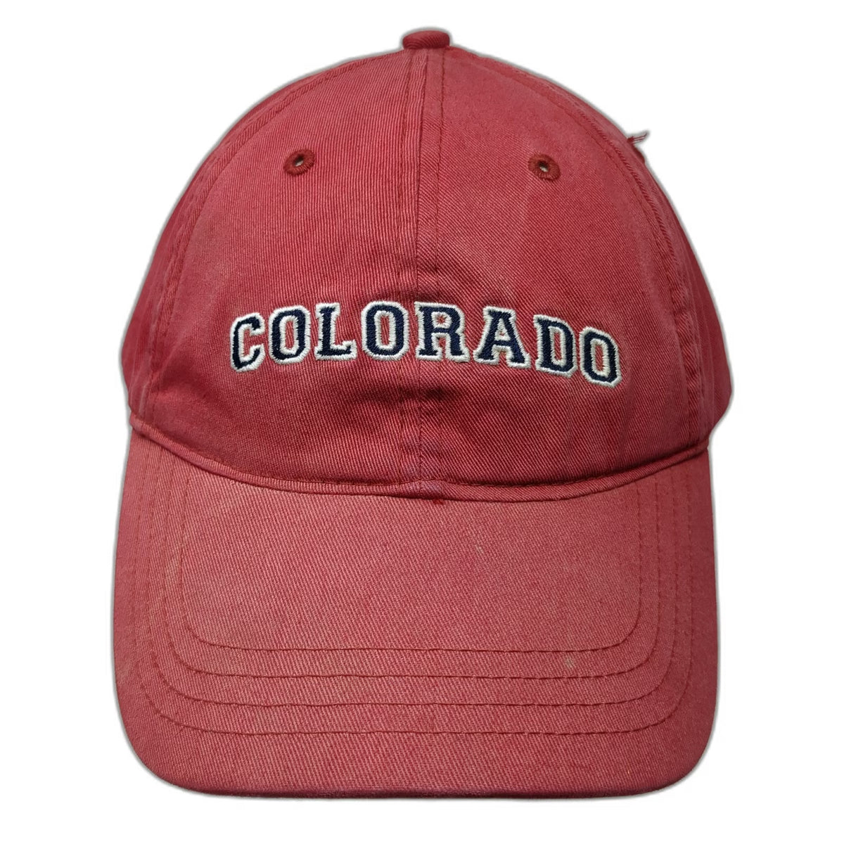 Ouray Sportswear Baseball Cap Red One Size Colorado Embroidered Strapback Hat