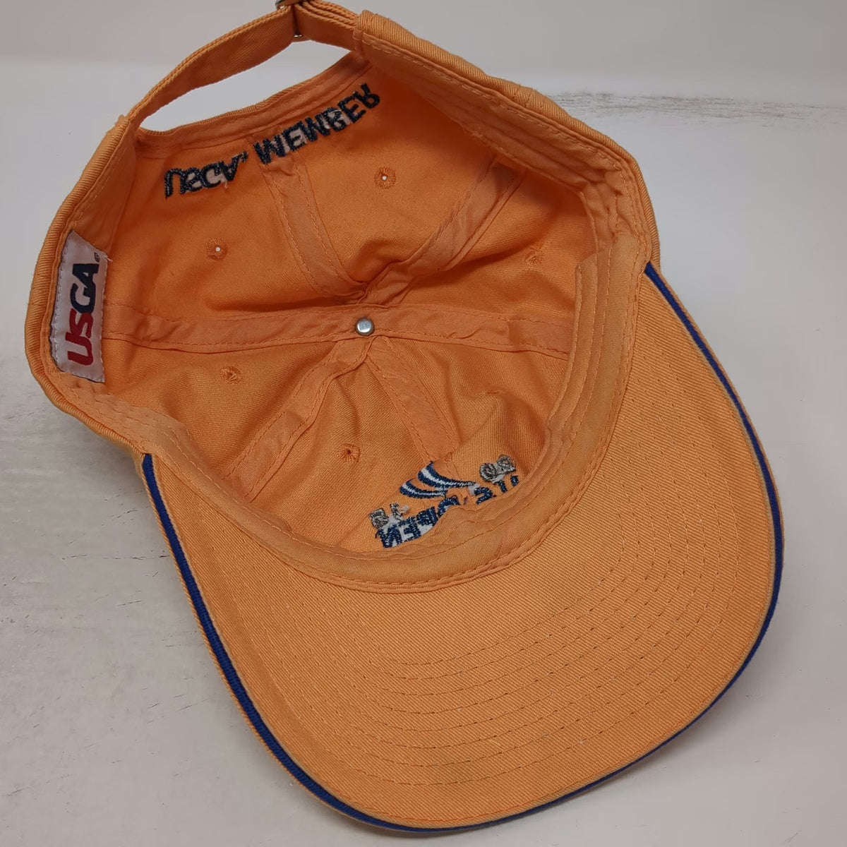 USGA Baseball Cap Orange One Size 2015 U.S. Open Chambers Bay Member Golf Hat