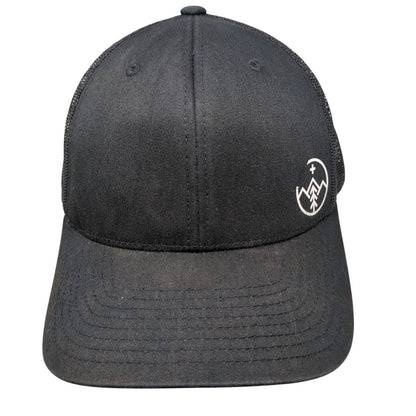 The Classics Yupoong Snapback Mesh Back Trucker Hat Black OSFA Adjustable
