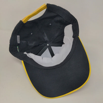 Renault F1 Team Men's Strapback Hat Black Yellow Embroidered Logo 100% Cotton