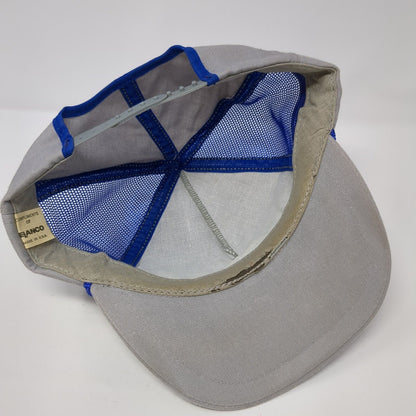 Elanco Sonalan Snapback Hat Gray One Size Adjustable Embroidered Mesh Rope