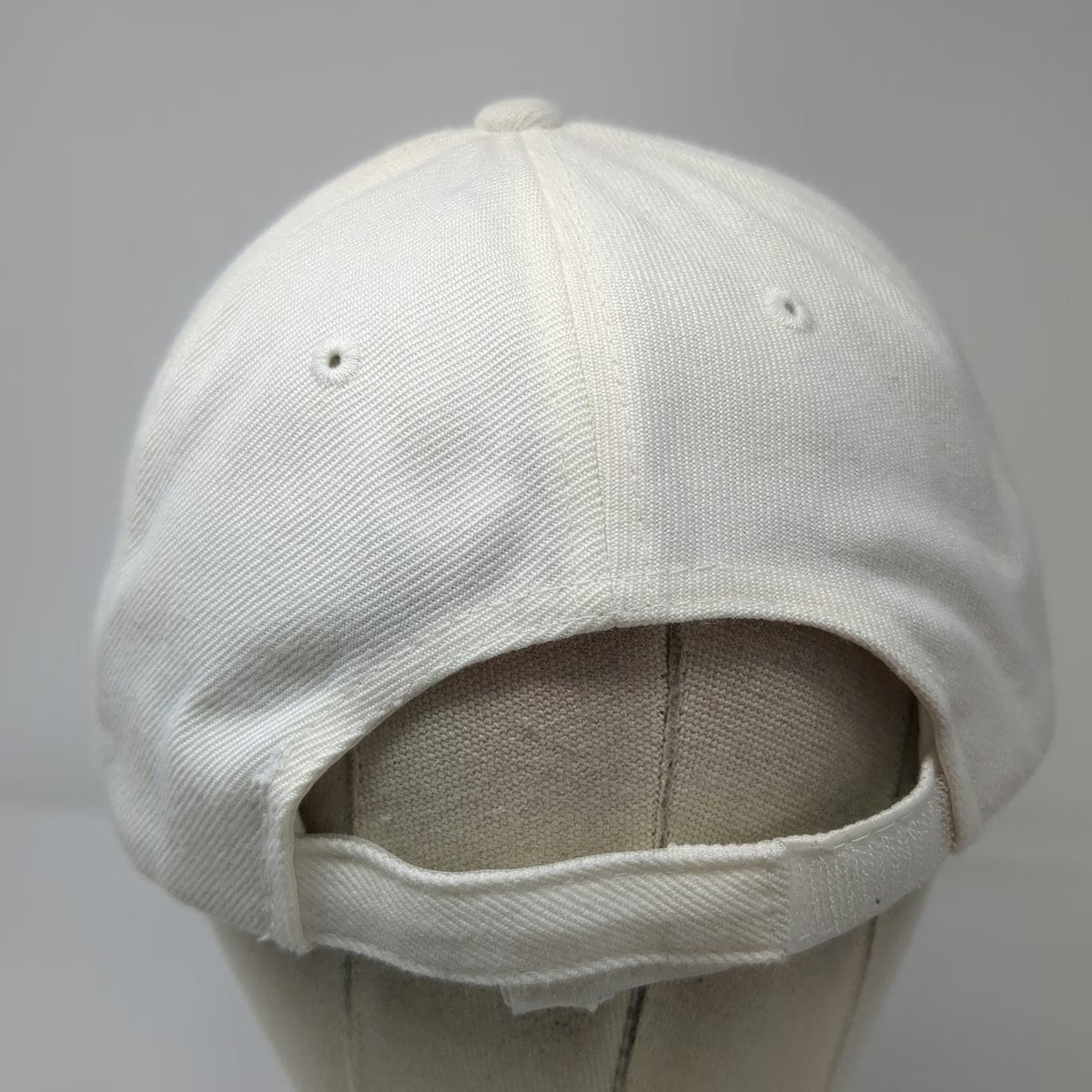 Lids Baseball Cap White One Size Biggie Embroidered Strapback Hat Acrylic Blend