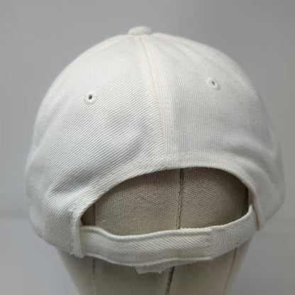 Lids Baseball Cap White One Size Biggie Embroidered Strapback Hat Acrylic Blend