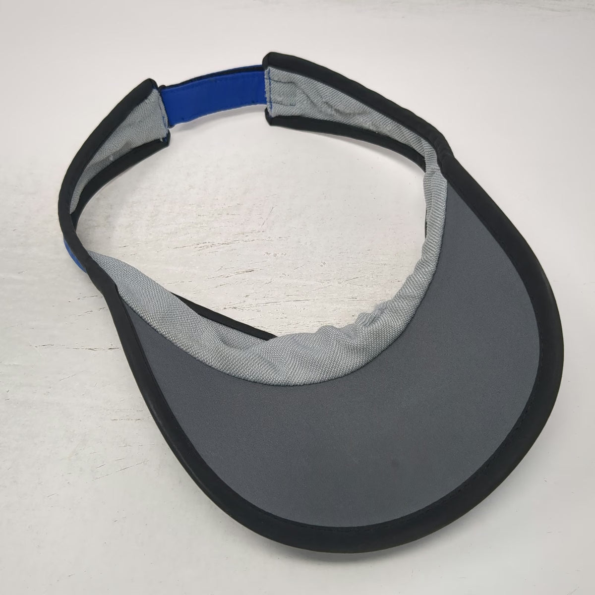 Nike Visor Blue One Size Embroidered Logo Strapback Athletic Performance Hat