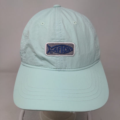 AFTCO Slideback Hat Blue OSFM Embroidered Logo Adjustable Vent Holes