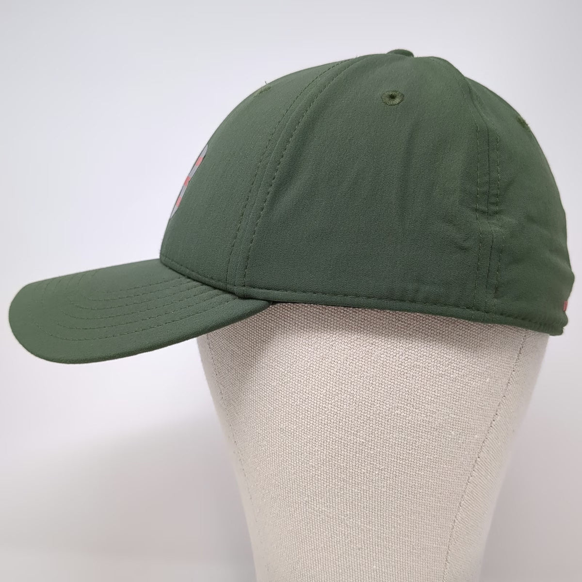 Under Armour Baseball Cap Green L American Flag Patriotic Fitted Performance Hat