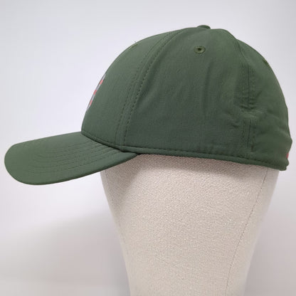 Under Armour Baseball Cap Green L American Flag Patriotic Fitted Performance Hat