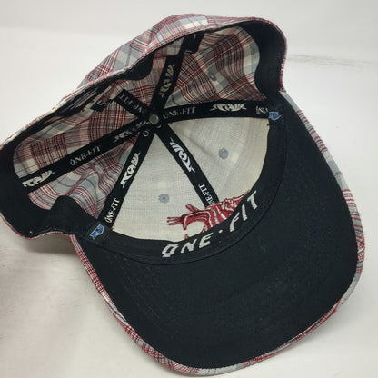 Washington State Cougars NCAA Top of the World Gray Red One Size Plaid Cap Hat