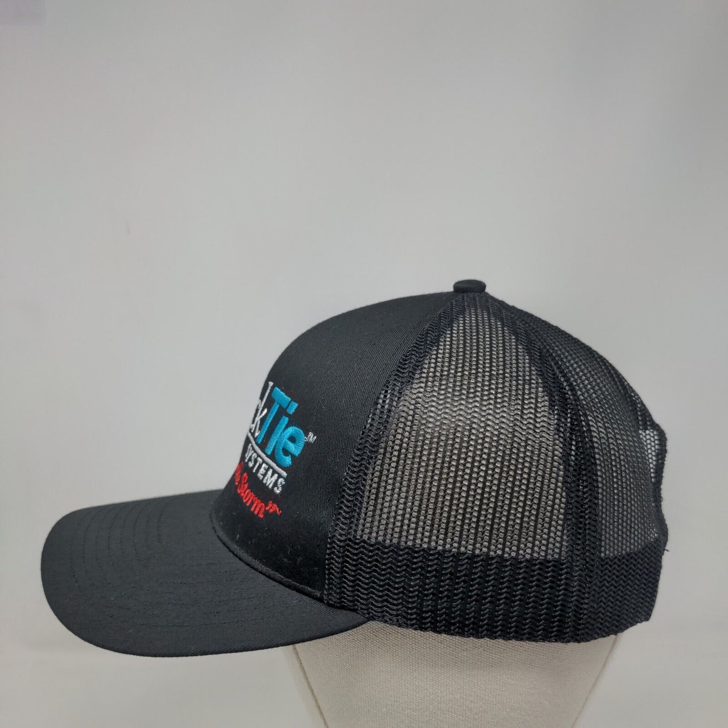 Quick Tie Systems Snapback Trucker Hat Black One Size Cap America