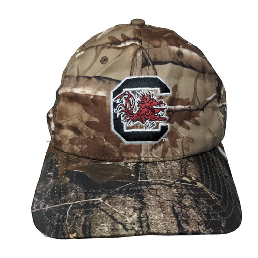 South Carolina Gamecocks Fitted Hat Camo Size L/XL Embroidered Under Armour NCAA