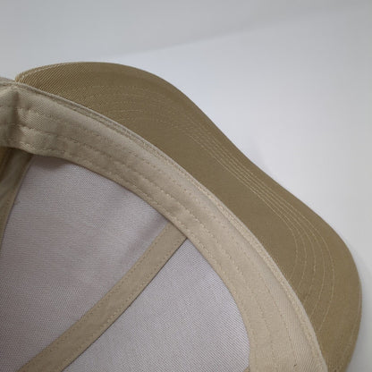 Gap Snapback Hat Tan One Size Adjustable Vented Holes 6 Panel Blank Cotton